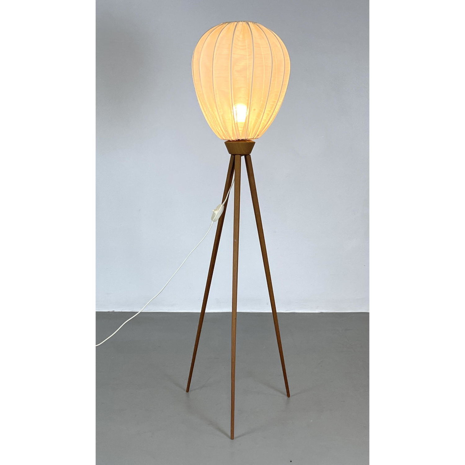 Danish Modern Teak Tripod Floor