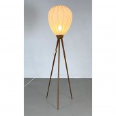 Danish Modern Teak Tripod Floo