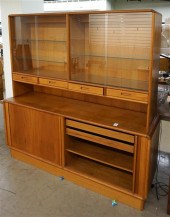 DANISH MODERN TEAK TWO-PART ST