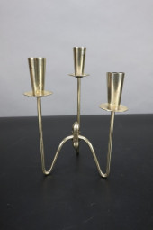 DANISH MODERN THREE CANDLE HOL