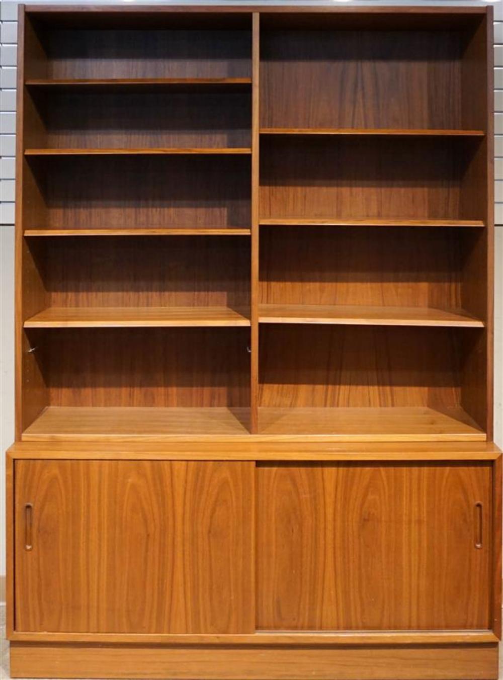 DANISH MODERN WALNUT OPEN SHELF