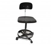 DANISH MODERN WOOD & CHROME DR