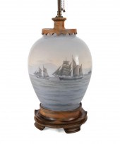 DANISH NAUTICAL SCENE VASE MOU