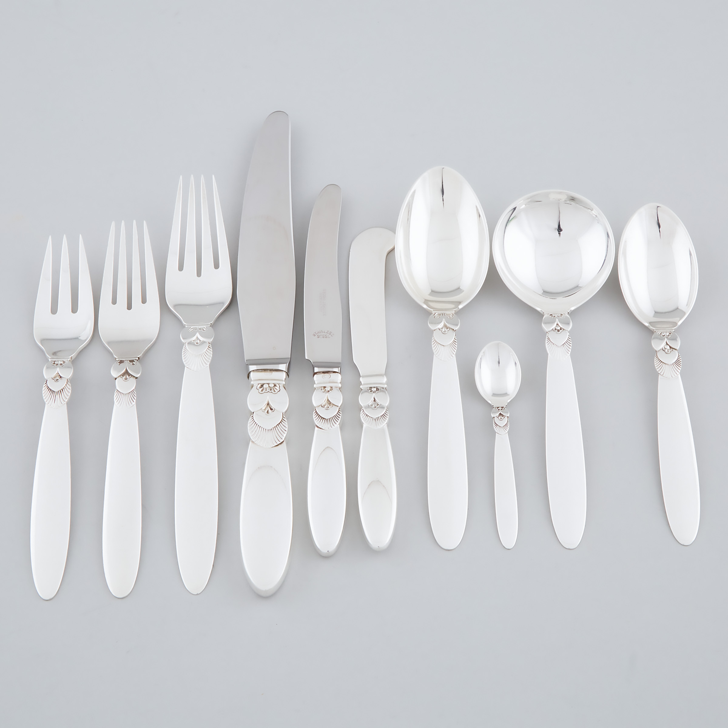 Danish Silver 'Cactus' Pattern