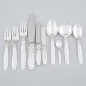 Danish Silver 'Cactus' Pattern