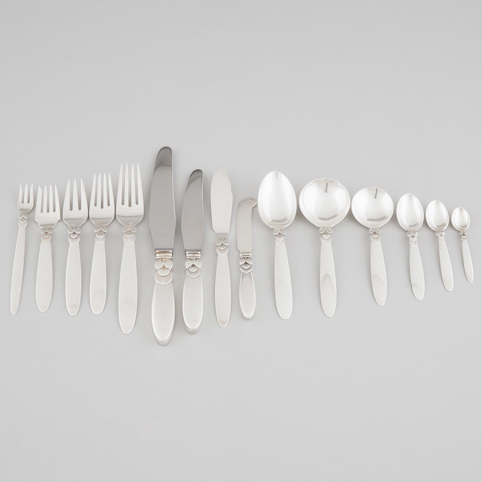 Danish Silver ‘Cactus’ Pattern