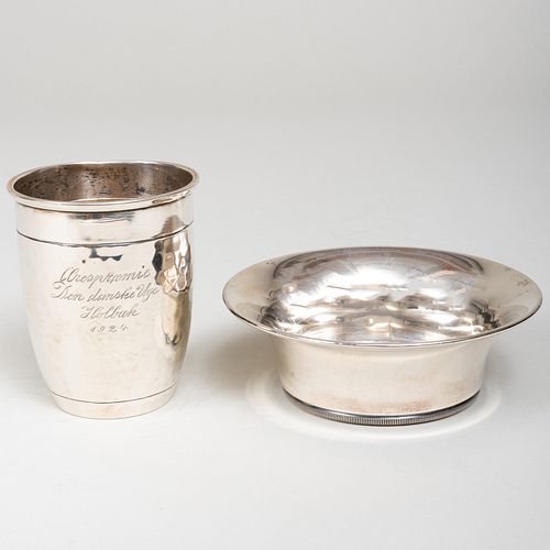 DANISH SILVER CUP AND BOWLThe
