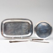 DANISH SILVER DISH, AN AMERICA