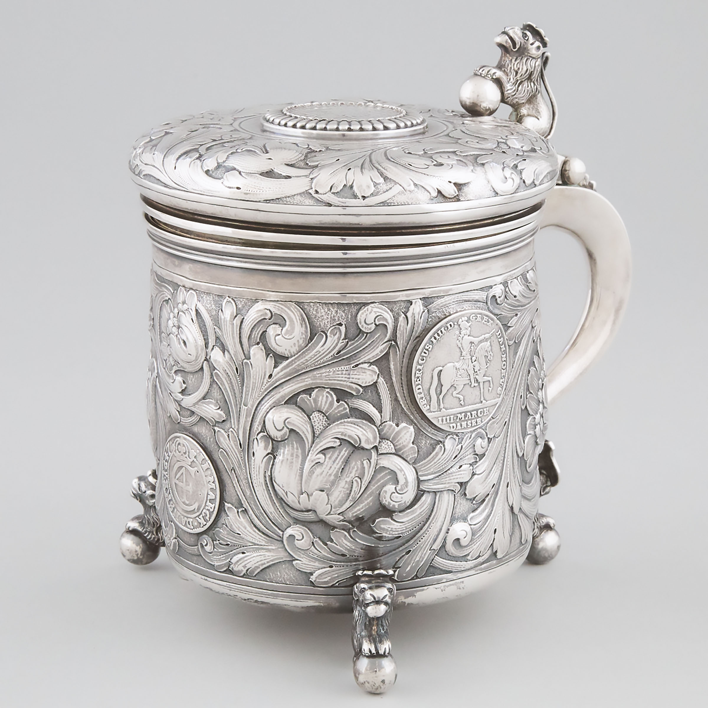 Danish Silver Peg Tankard, Svend