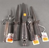 Danish silver two-piece carvin