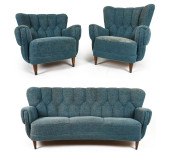 DANISH SOFA SUITE IN THE STYLE