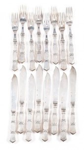 DANISH STERLING FISH SERVICE F
