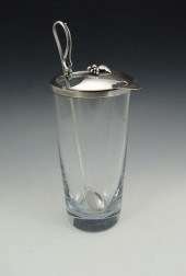 DANISH STERLING MOUNTED MARTIN