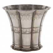 DANISH STERLING VASE BY AAGE A