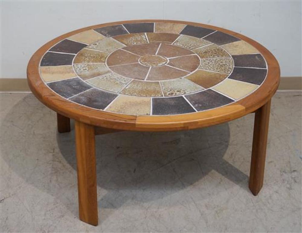 DANISH TEAK AND CERAMIC TOP