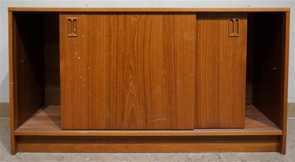 DANISH TEAK CREDENZA; 25.75 X 47.25