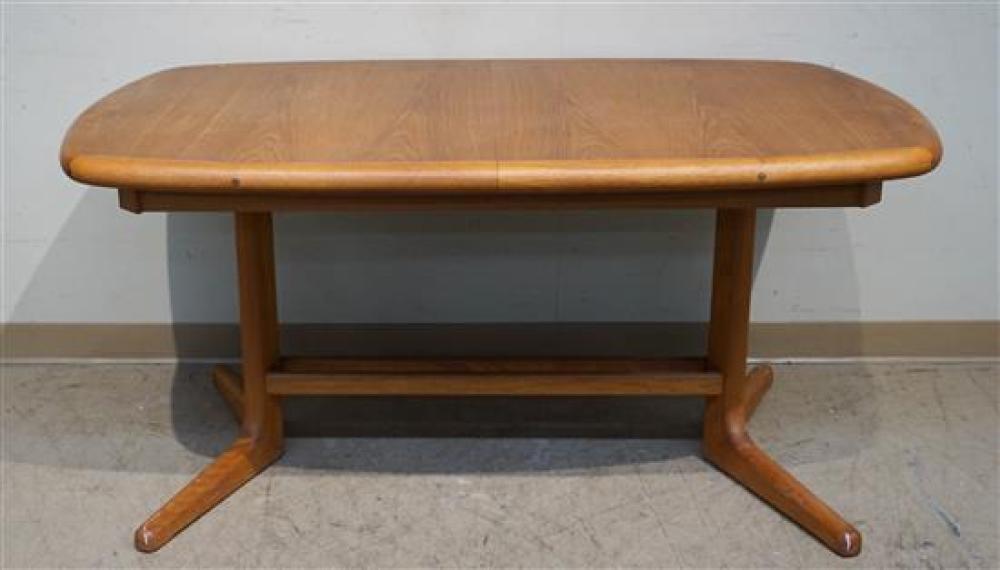 DANISH TEAK DINING TABLE WITH BUILT