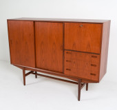 DANISH TEAK HIGHBOARD CABINET