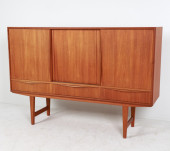 DANISH TEAK HIGHBOARD CABINET