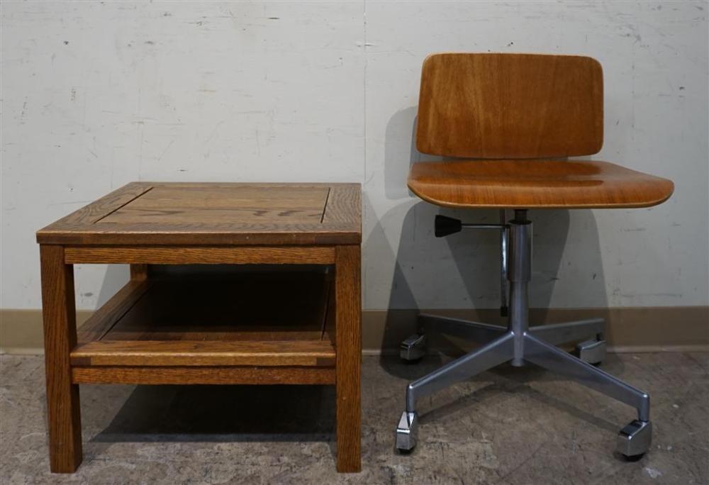 DANISH TEAK, PLYWOOD AND CHROME