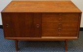 DANISH TEAK SERVER CREDENZA, 3