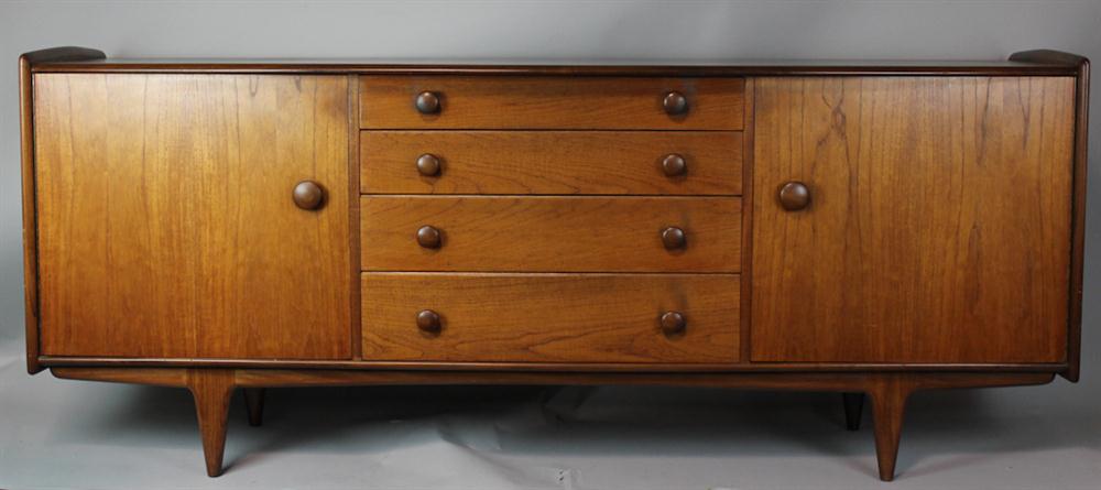 DANISH TEAK SIDEBOARD BY A. YOUNGER