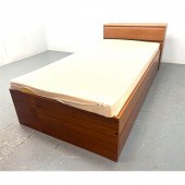 Danish Teak Trundle Bed, Singl