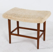 DANISH TEAK & WOOL LAMBSWOOL O