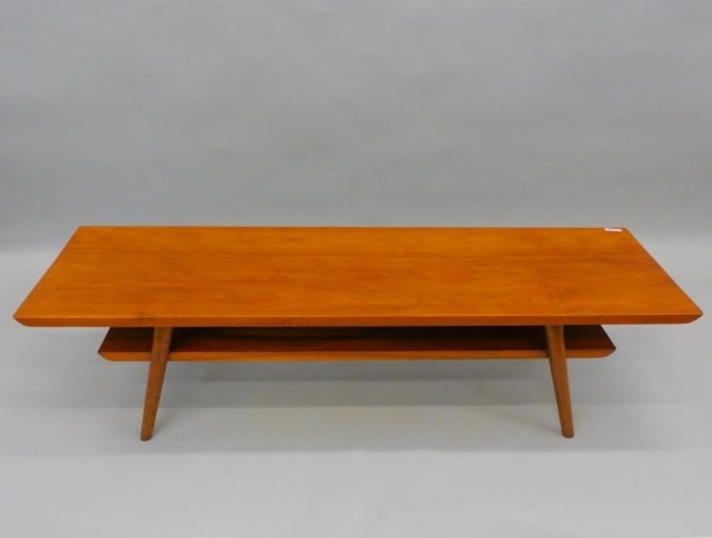 DANISH TWO-TIER COFFEE TABLE. CIRCA
