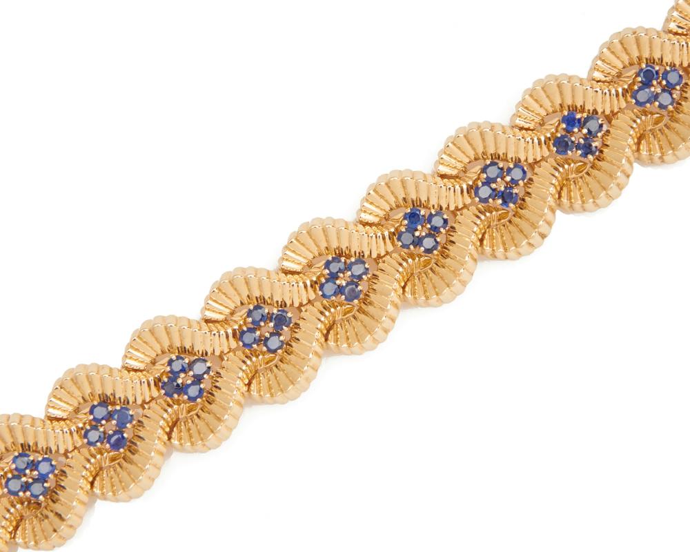 DANKER 14K GOLD AND SAPPHIRE