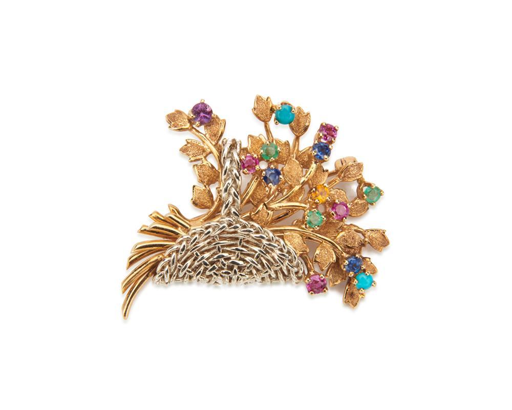 DANKER 18K GOLD AND GEMSET