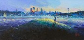 Danny Mayes ''Gasworks at Dusk