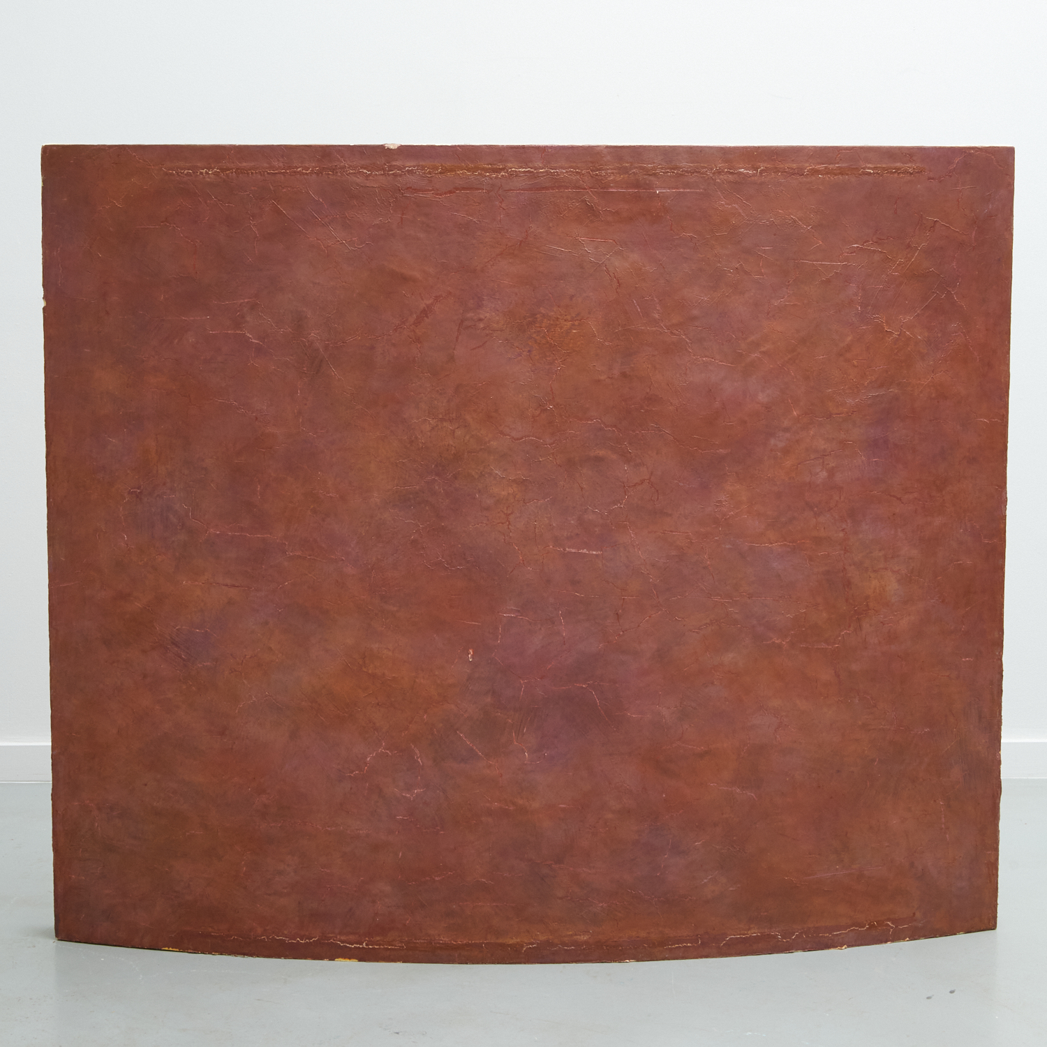 DANSER, LARGE CURVED OIL PAINTING
