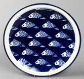 DANSK BLUE AND WHITE PORCELAIN