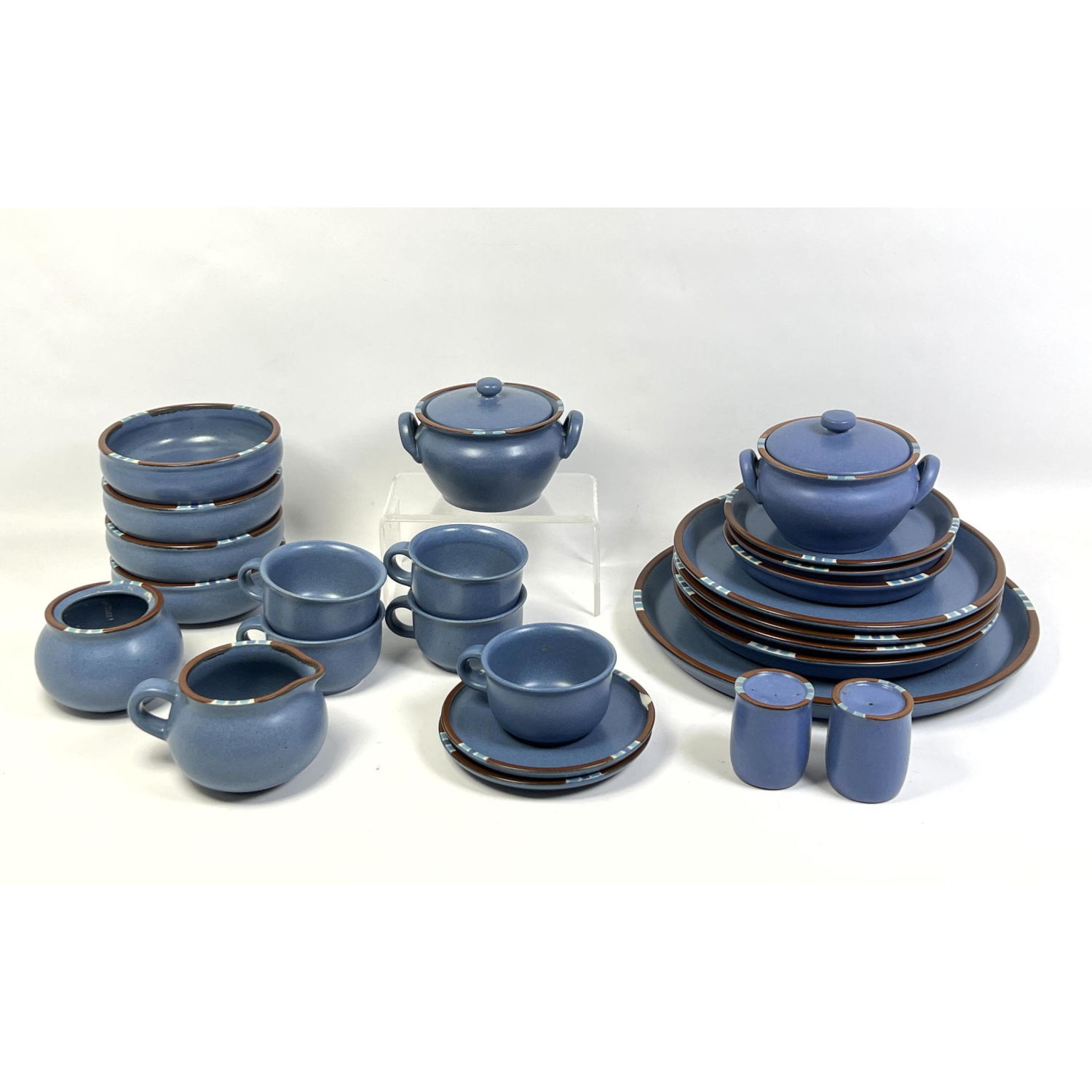 DANSK Blue Dinnerware. Colored