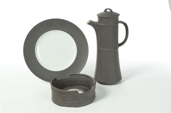 DANSK FLUTED FLAMESTONE DINNER