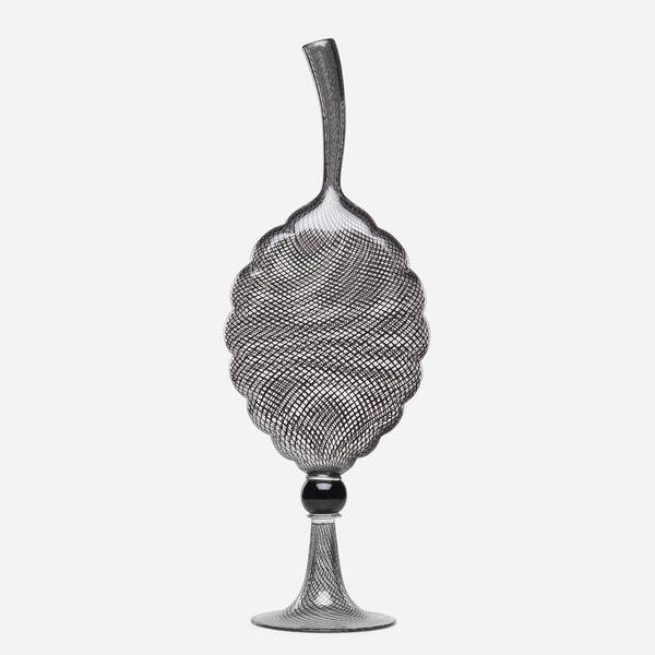 Dante Marioni. Reticello Leaf vase.