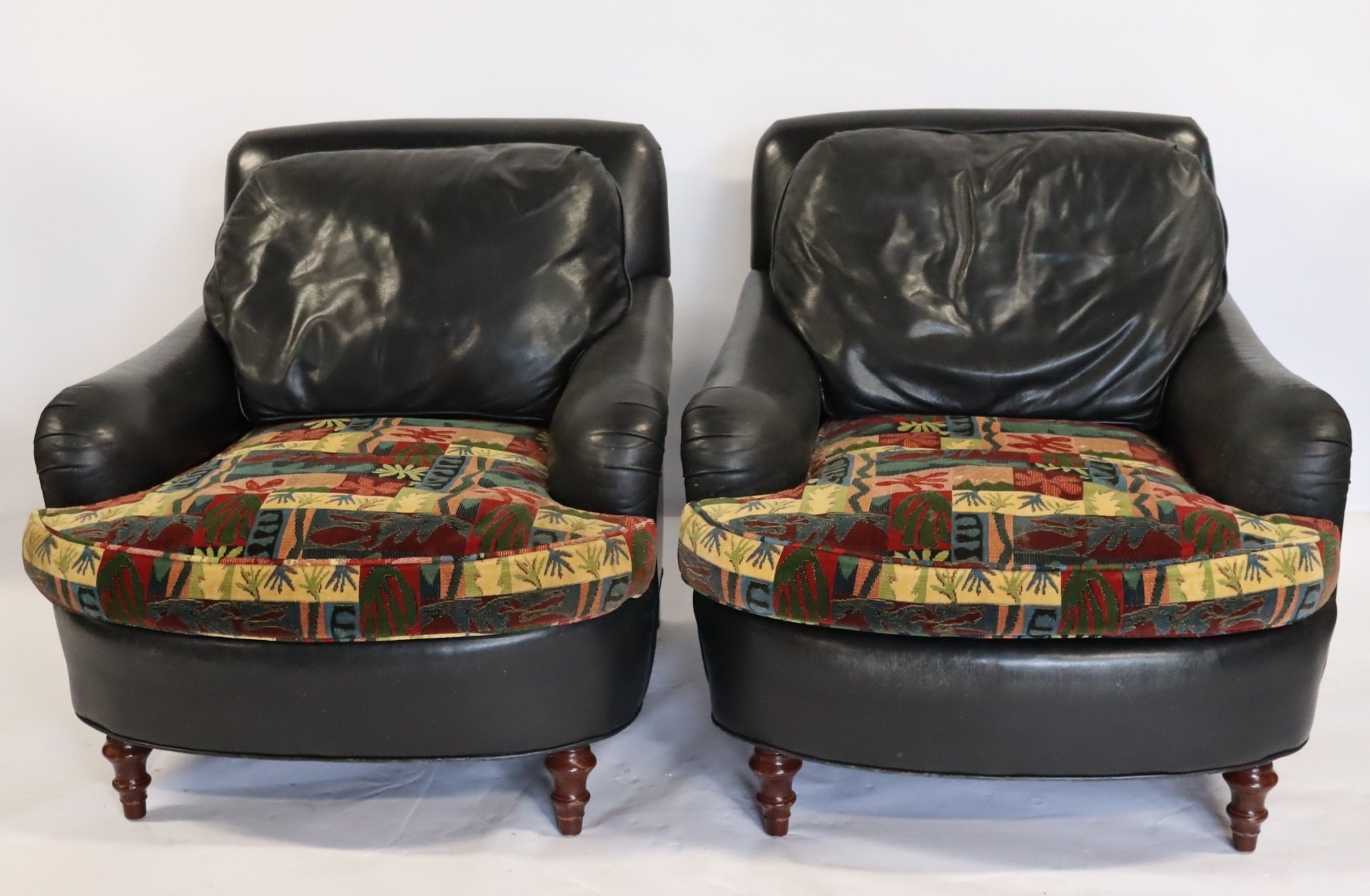 DAPHA SIGNED LEATHER UPHOLSTERED