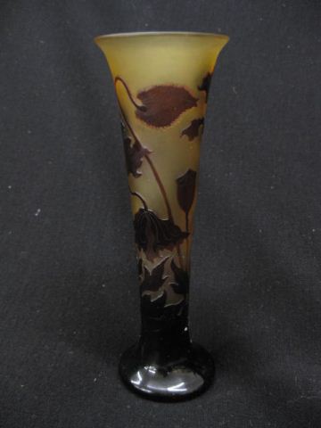 D'Argental Cameo Art Glass Vase