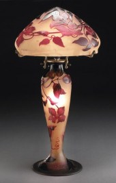 D'Argental cameo glass table l