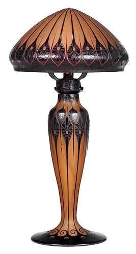 D'ARGENTAL CAMEO GLASS TABLE