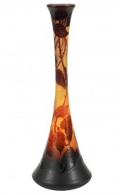 D'ARGENTAL TALL ART GLASS BUD