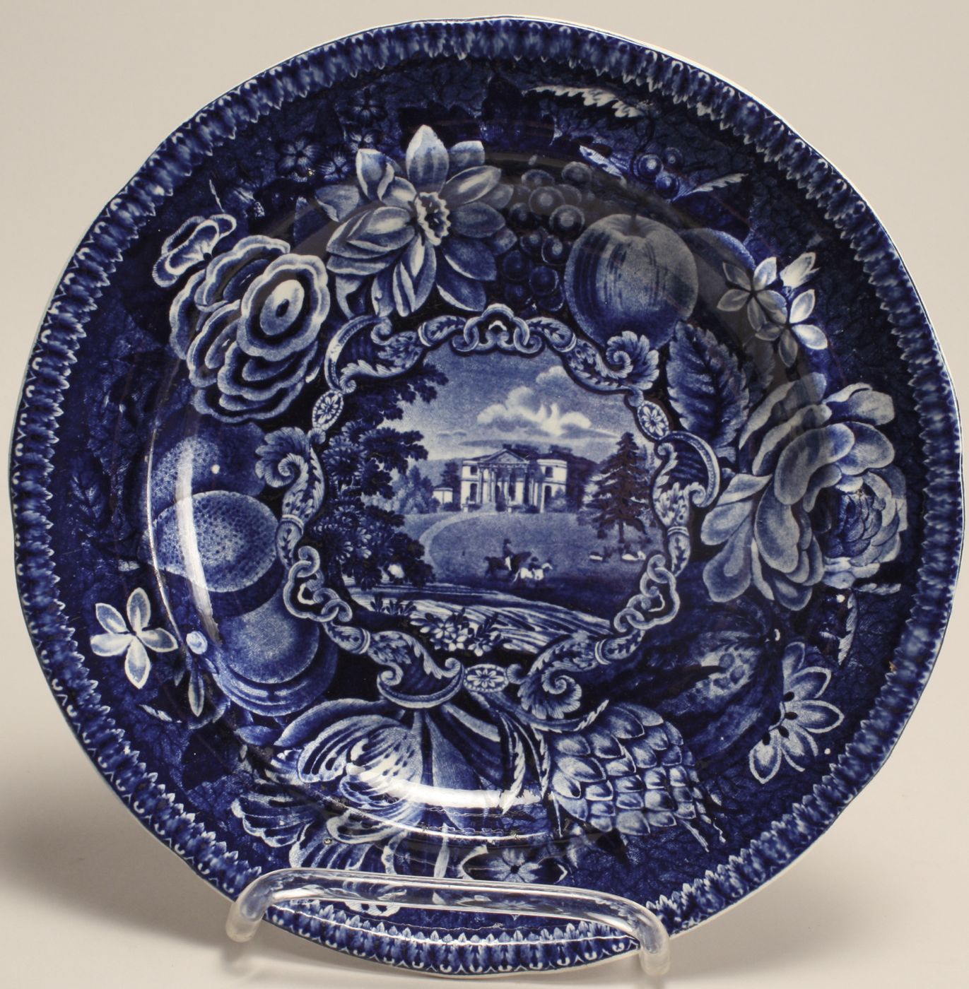 DARK BLUE STAFFORDSHIRE