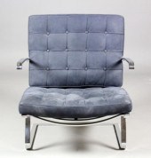 Dark Blue Suede Barcelona-Styl