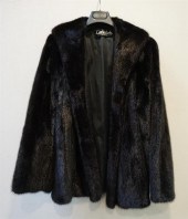 DARK BROWN RANCH MINK JACKET,