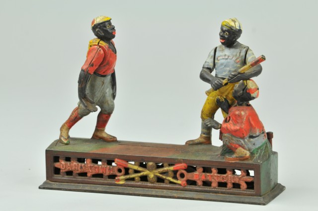 DARK TOWN BATTERY MECHANICAL BANK J