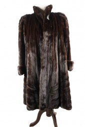 DASCO BROWN MINK FUR COATwith