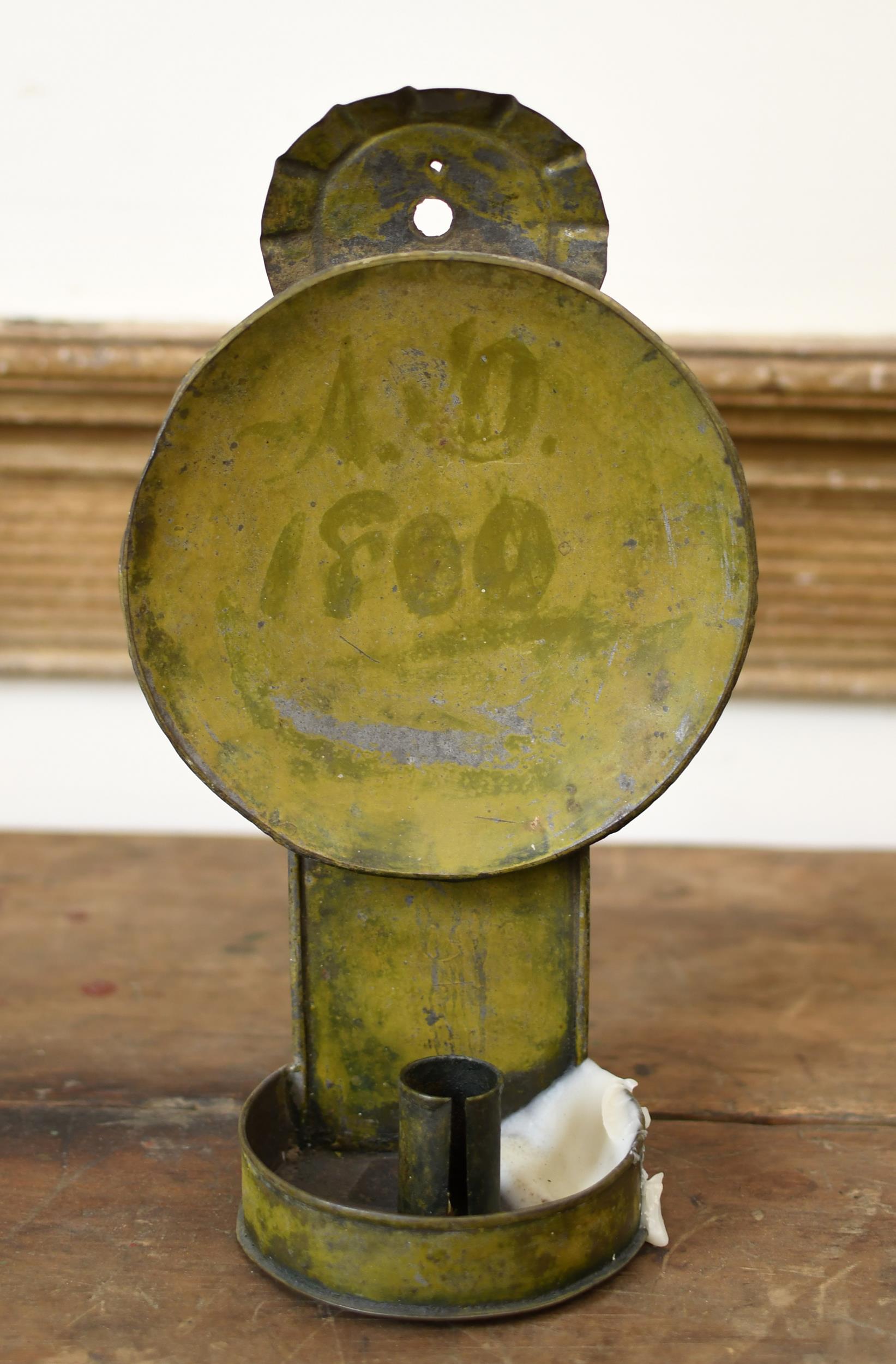 DATED 1800 MUSTARD PAINTED WALL