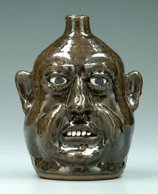 Dated Lanier Meaders face jug,