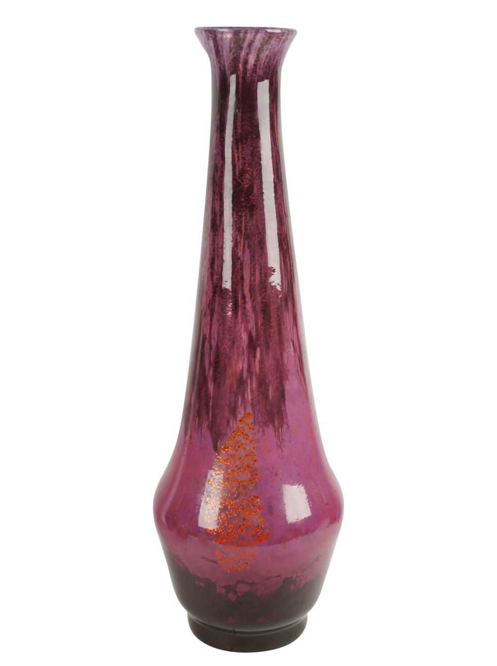 DAUM ART GLASS VASEDaum Art Glass